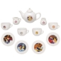 Набор чайный "Disney Princess", 12 предметов чайник с крышкой, молочник, сахарница инфо 965c.